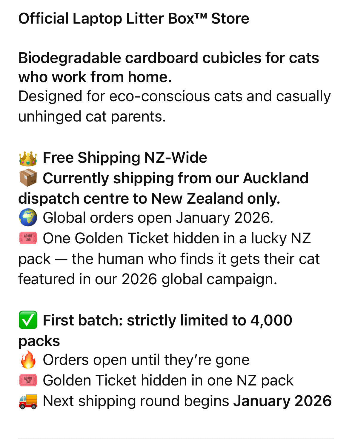 The Laptop Litter Box - 2 pack (NZ ONLY)