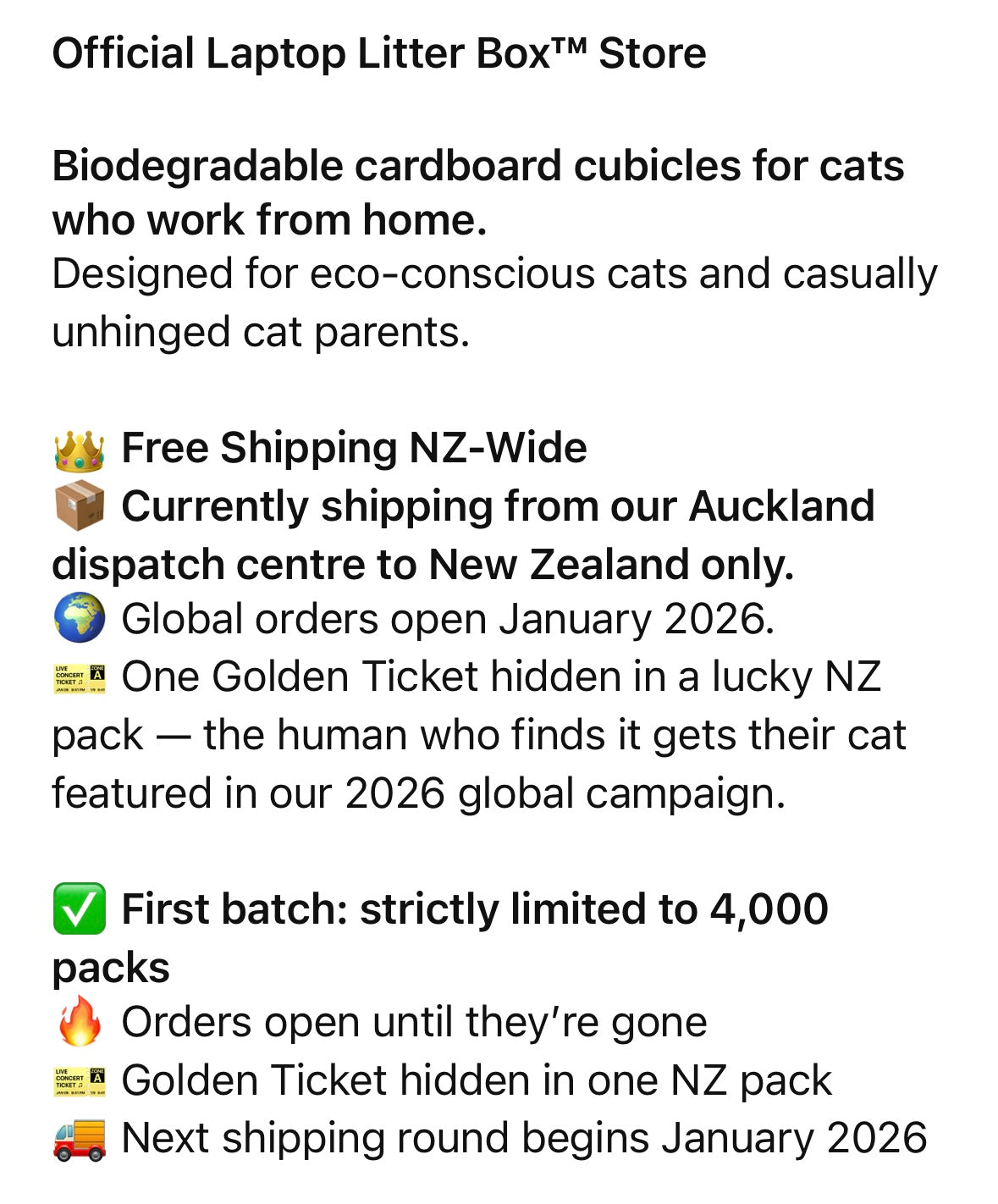 The Laptop Litter Box - 2 pack (NZ ONLY)